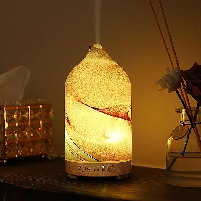 Essential Oil Diffuser Hand Blown Glass Aromatherapy Diffuser by inrorans
