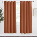 NICETOWN Blackout Burnt Orange Curtain & Drape, W55 x L78, 1 Panel, Room by NICETOWN