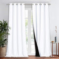 NICETOWN White 100% Blackout Curtain by NICETOWN