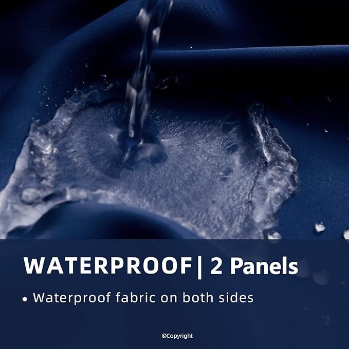 Waterproof Outdoor Curtain W105 x L84 - Image 2