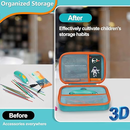 Case for 3Doodler Start+ Essentials 3D Pen Set for Boy & Girls, Art Activity - Image 4