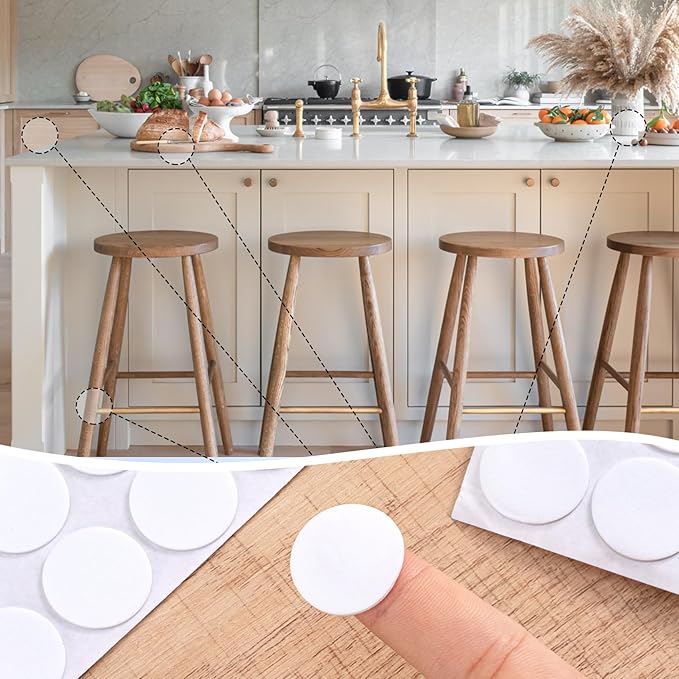 240 Pcs Small Felt Furniture Pads, Self-Adhesive EVA Foam Dot Circles, Round - Image 5