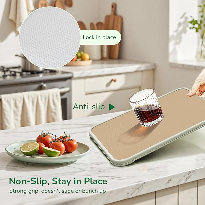 Drawer and Shelf Liner for Kitchen, Non-Slip Non-Adhesive Cabinet Liners for - Image 2