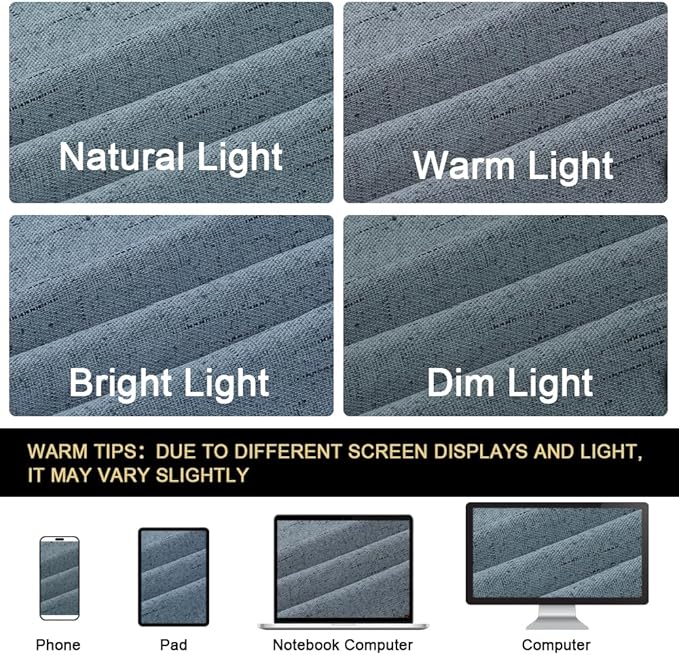 PrinceDeco 100% Blackout Curtains - Image 8