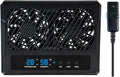 Reptile Dual-Head Temperature & Humidity Fan – Quiet Automatic Climate Control by LURMMUE