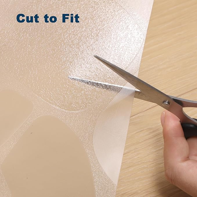 Clear Pebble Patterned Refrigerator Mat, 2mm PVC Anti-Slip Floor Protector - Image 6