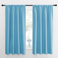 NICETOWN RV Blackout Curtains for Camper Windows, Teal Blue, Short Blackout by NICETOWN