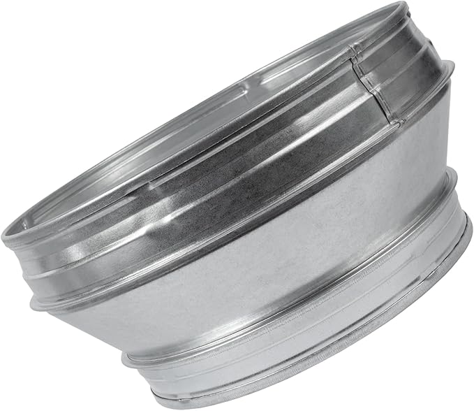 Vent Systems 10" Inch to 8" Inch Duct Reducer – Galvanized Steel HVAC Pipe - Image 8