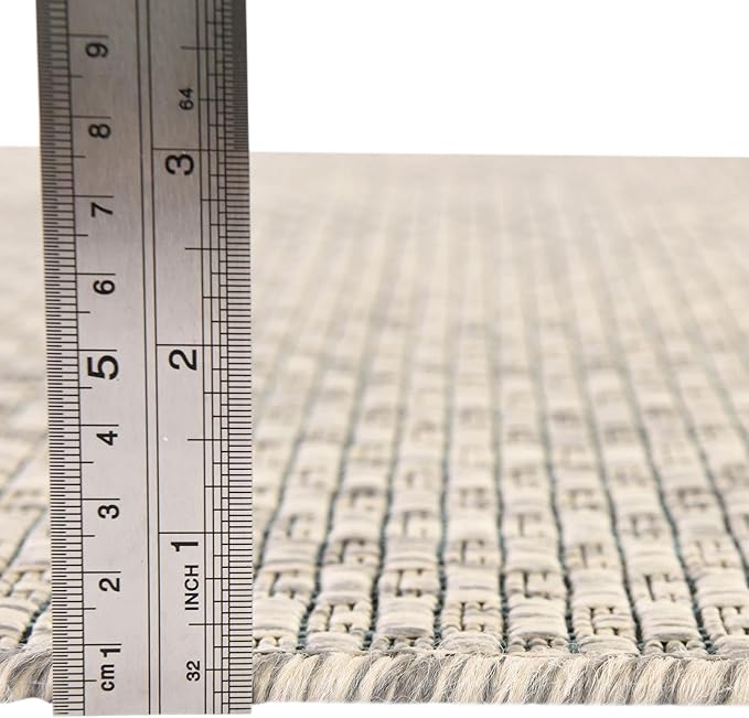 Unique Loom Collection Casual Transitional Solid Heathered Indoor/Outdoor - Image 2