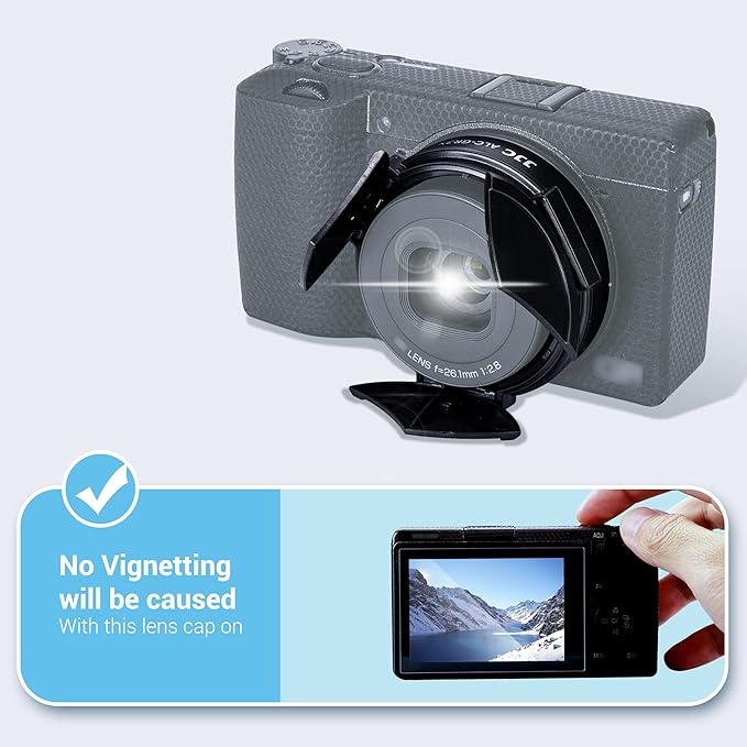 JJC Auto Open and Close Lens Cap Cover - Image 4