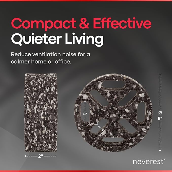 neverest® ESD 5 in Duct Silencer – Inline Ventilation Noise Dampener - Image 3