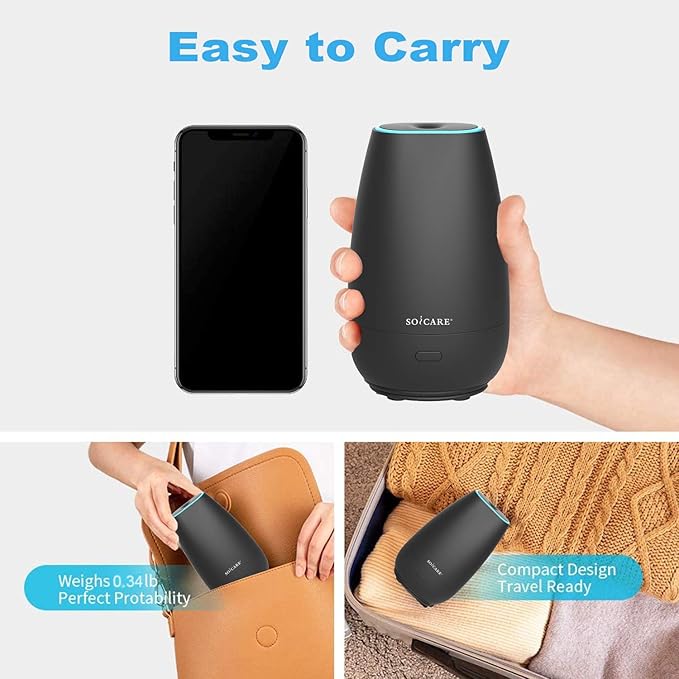 SOICARE Car Diffuser for Essential Oils, Small Portable Car Essential Oil - Image 4