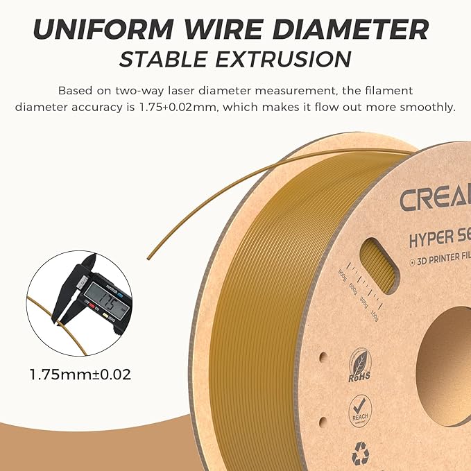 Official Creality Hyper PLA Filament 1.75mm, High Speed PLA 30-600mm/s Rapid 3D - Image 4