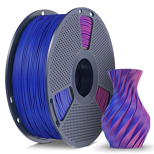 Matte PLA Filament 1.75mm, 1kg 3D Printer Filament, Smooth Matte Finish by YOOPAI