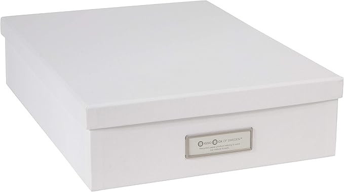 Bigso Oskar Fiberboard Label Frame Document Letter Box by Bigso