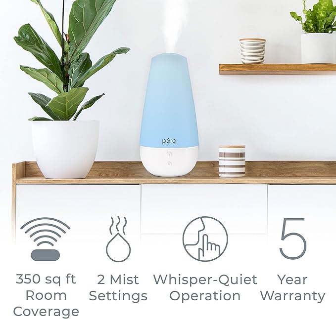 Pure Enrichment PureSpa XL 3-in-1 Cool Mist Humidifier, Essential Oil Diffuser - Image 7