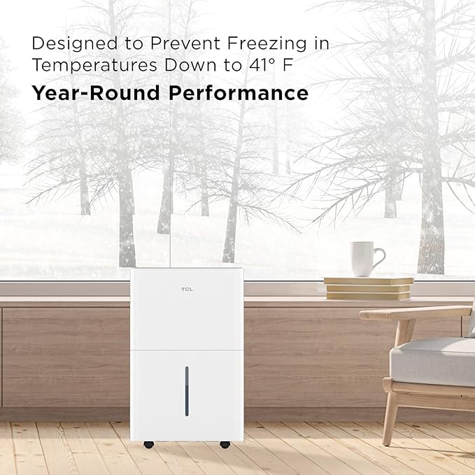 TCL 3000 Sq. Ft. Smart Dehumidifier, Energy Star Most Efficient, Ultra-Compact - Image 8