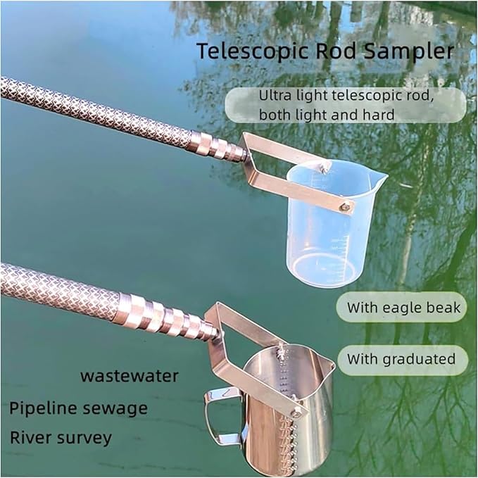 Water Sampling Pole, Telescopic Water Sampler, Pendulum Beaker Sampler - Image 4