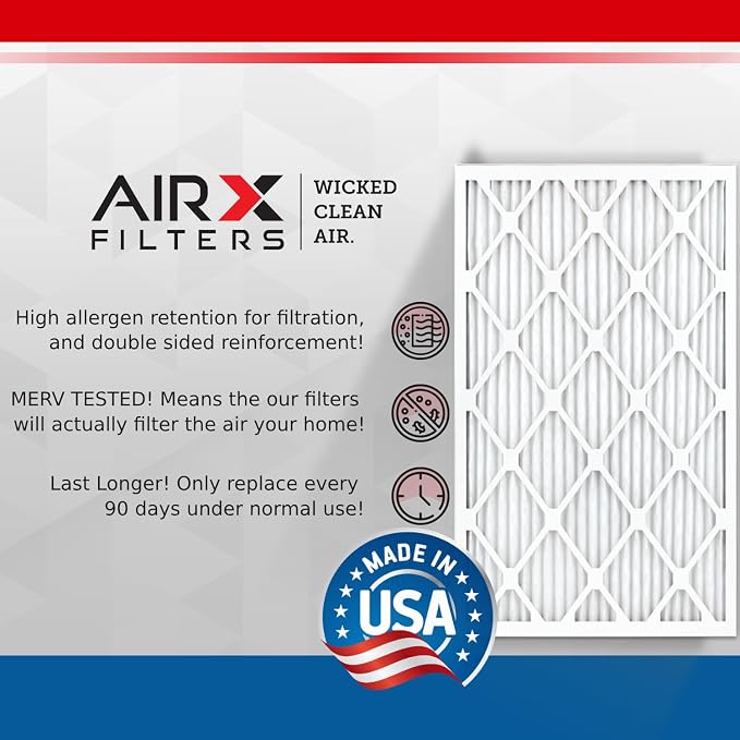 AIRX FILTERS WICKED CLEAN AIR. 12x20x2 Air Filter MERV 13 Electrostatic Pleated - Image 3