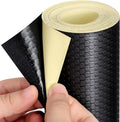 Black Drawer Shelf Liner, Peel and Stick Non Slip Cabinet Liner 10" x 10 FT by HOIIOH