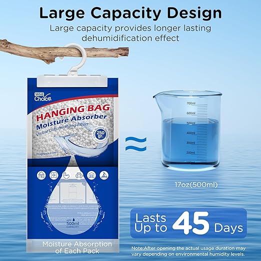 W&E Choice Moisture Absorbers Hanging Bag - Image 9