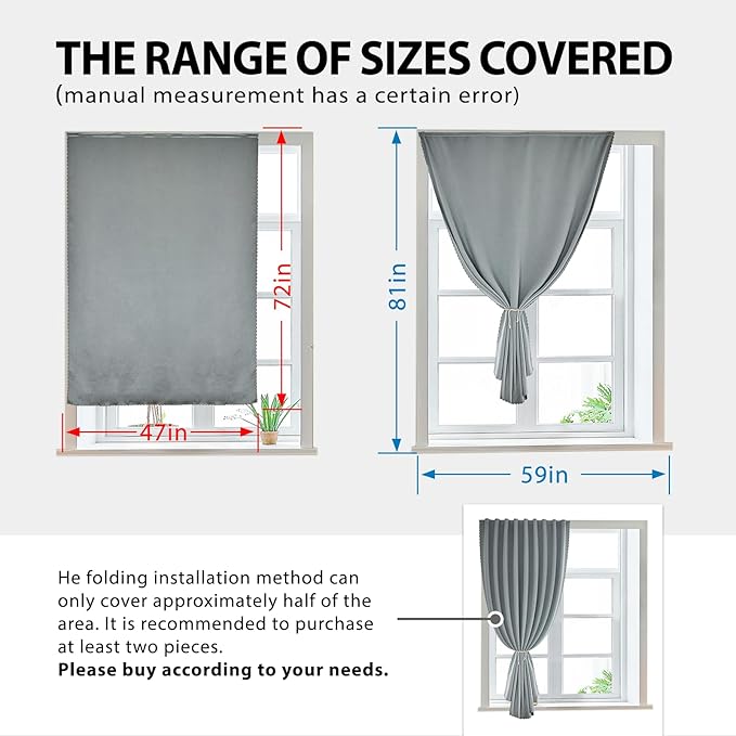 Magic Tape Stick on Portable Curtains - Image 3