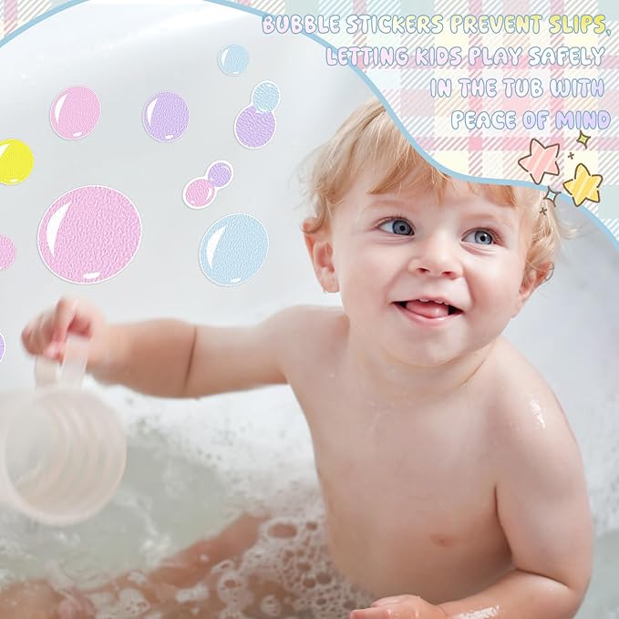 32 Pcs Cute Non Slip Bathtub Stickers - Image 6