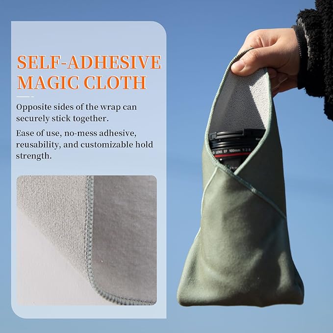 Camera Protective Wrap, Lens Protector, Magic Self-Adhesive Cloth - Image 2