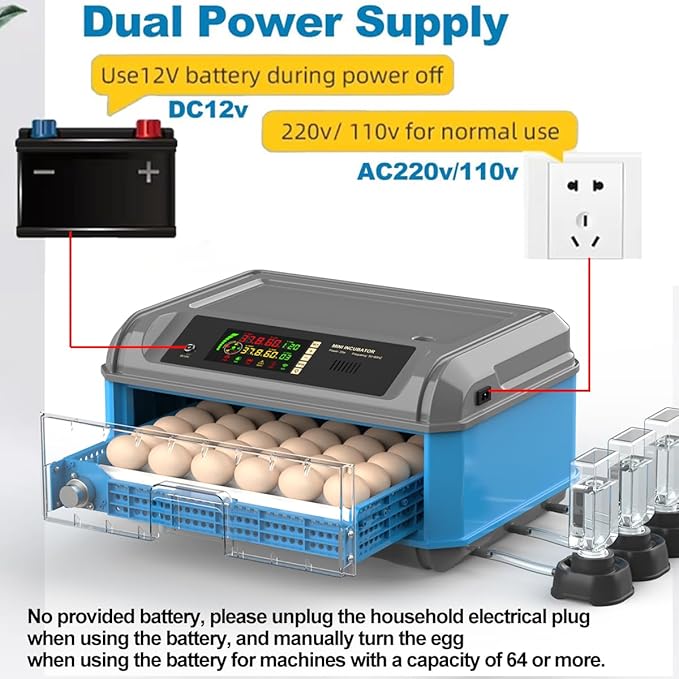 Upgraded Egg Incubator for Hatching Eggs - Image 7