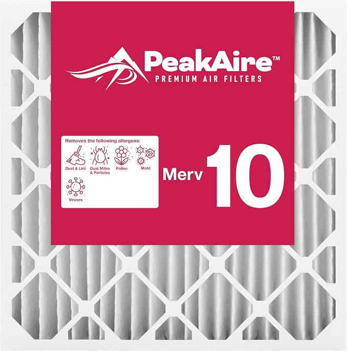 Merv 10 Standard 20" x 20" x 4" Air Filter by PeakaireFIlters