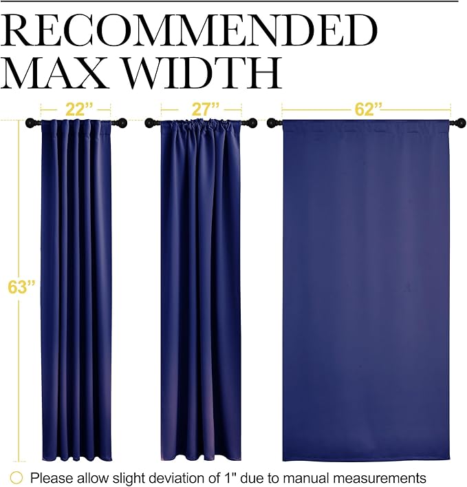 NICETOWN Blackout Curtain Panels Window Draperies - Image 7