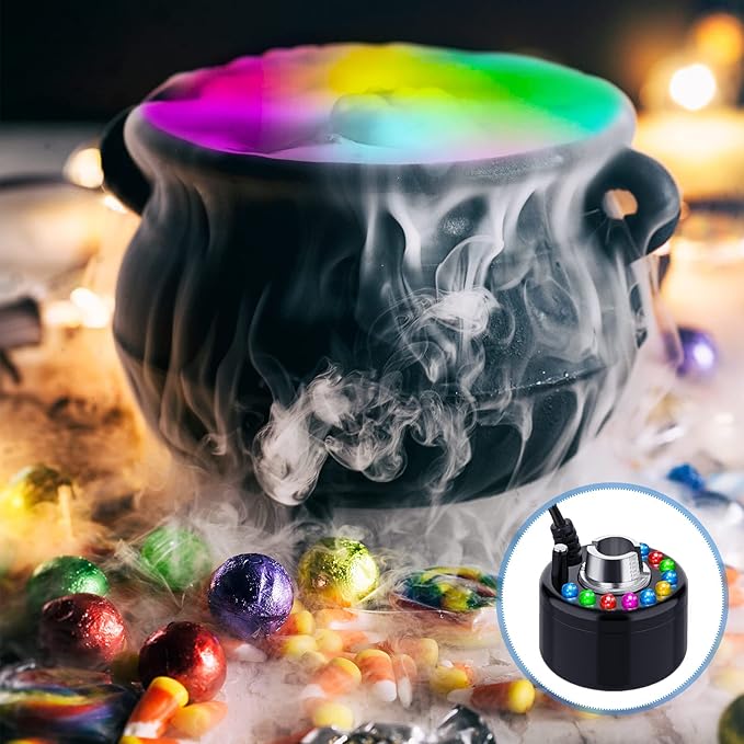 Yaomiao 1 Piece Halloween Mist Maker Fogger Small Ultrasonic Fog Machine - Image 4