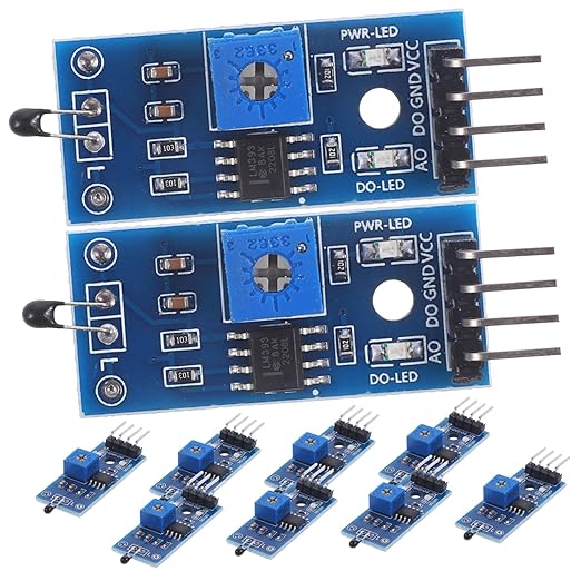 DOITOOL 10pcs Temperature-Sensitive Relay Modules by DOITOOL