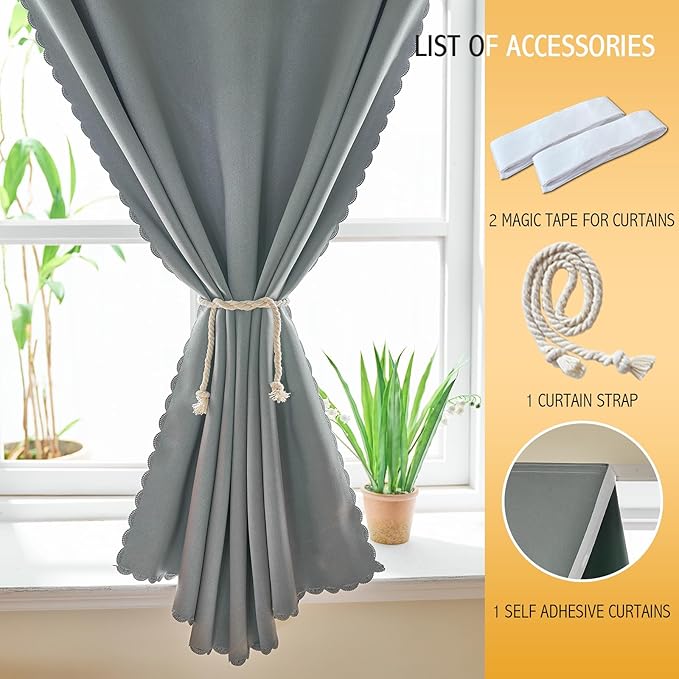 Magic Tape Stick on Portable Curtains - Image 6