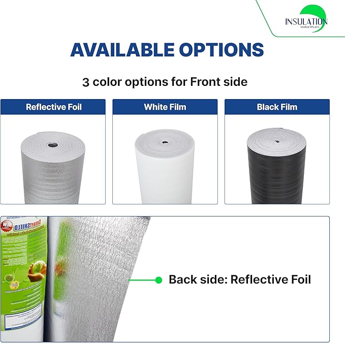 SmartSHIELD -10mm 48" x 125ft R20 Reflective Insulation roll, Foam Core Radiant - Image 4