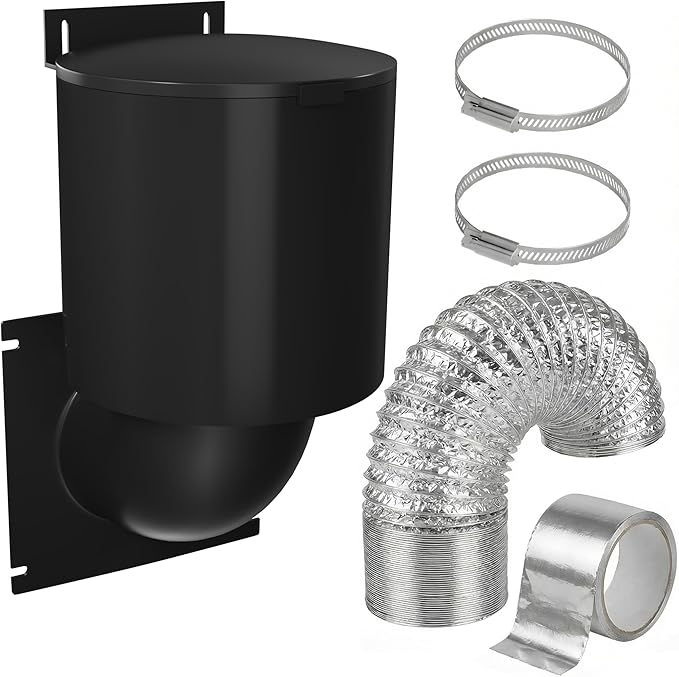 Dryer Vent Kit – 4 Inch Exterior Dryer Vent Cover by Raeflow