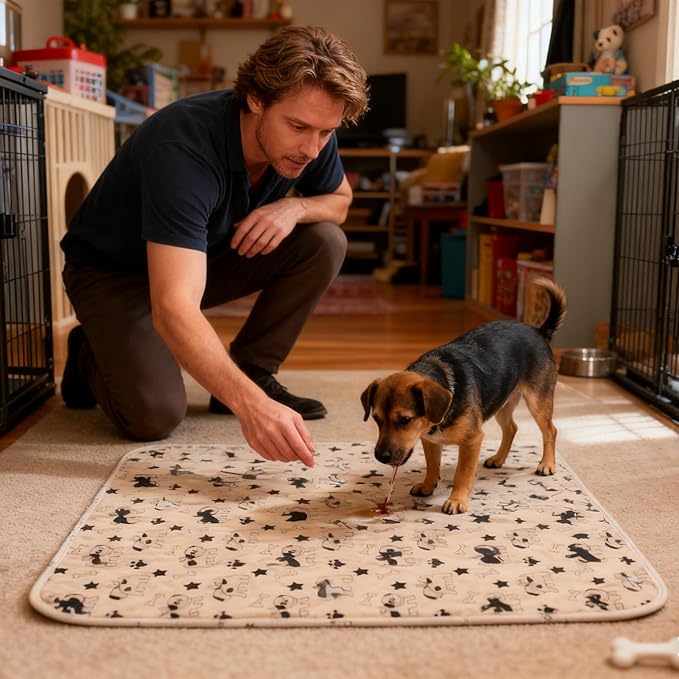 Pee Pads - Fast Absorbent Pet Training Mat, 1 Piece Reusable Washable Absorbent - Image 4