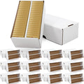 Yexiya 12 Pack 1600 Count Trading/Gaming Card Storage Box 2 Row Cardboard by Yexiya