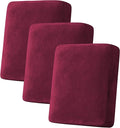 H.VERSAILTEX Velvet Stretch Couch Cushion Cover Plush Cushion Slipcover by HVERSAILTEX
