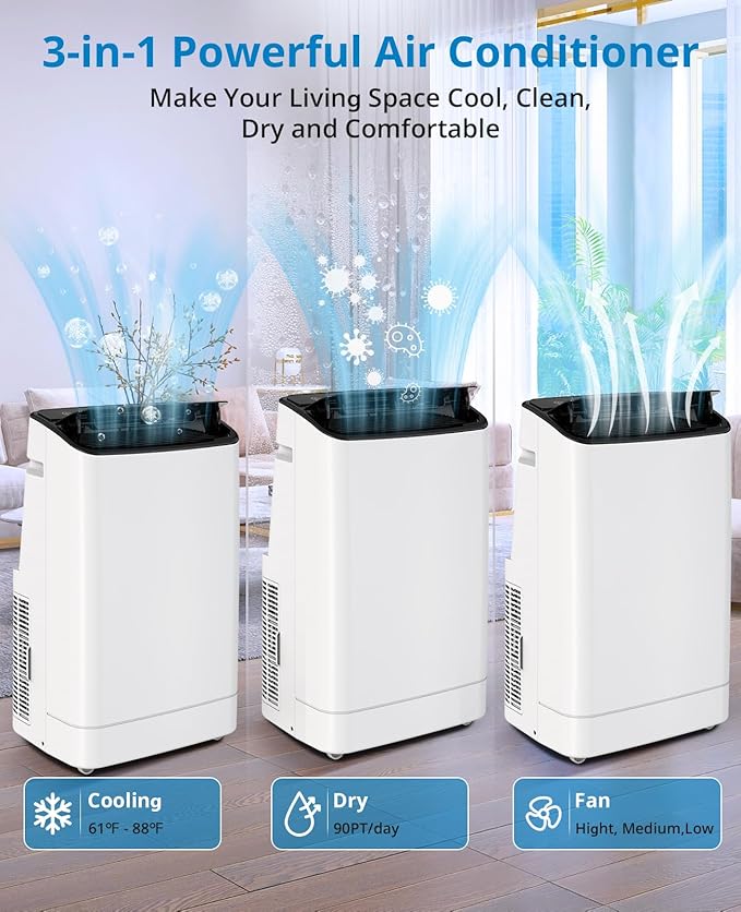GarveeLife 14, 000 BTU Portable Air Conditioner - Image 4