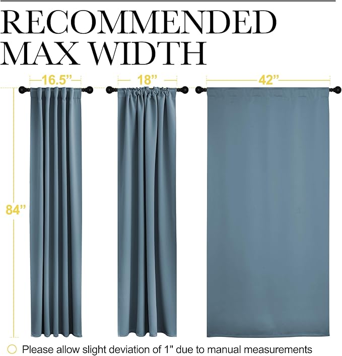 NICETOWN Vertical Blinds Window Curtain Panels - Image 7