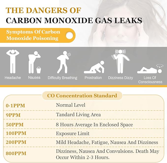 Carbon Monoxide Detectors, Portable CO Detector - Image 6