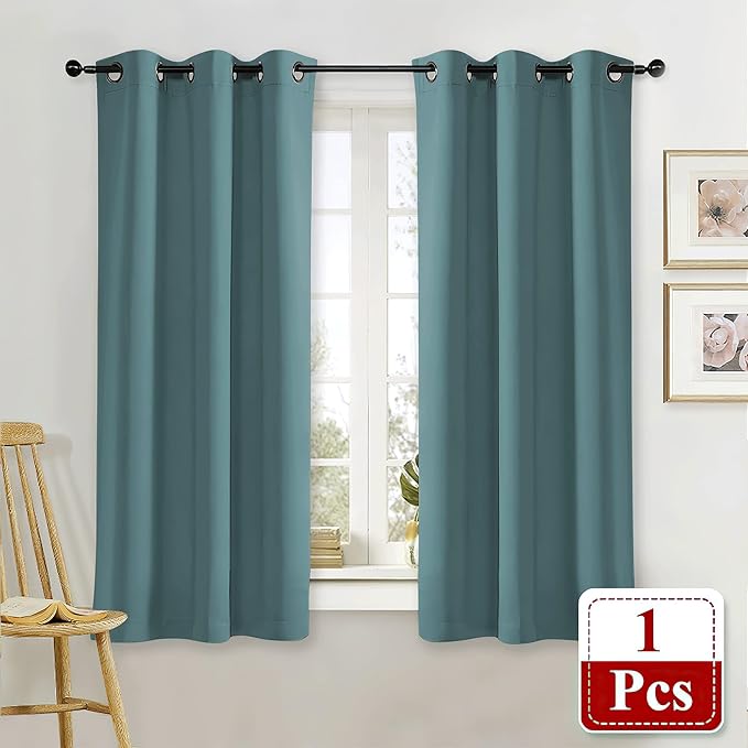 NICETOWN Kitchen Blackout Window Curtain Panel Home Fashion Thermal Insulated - Image 2