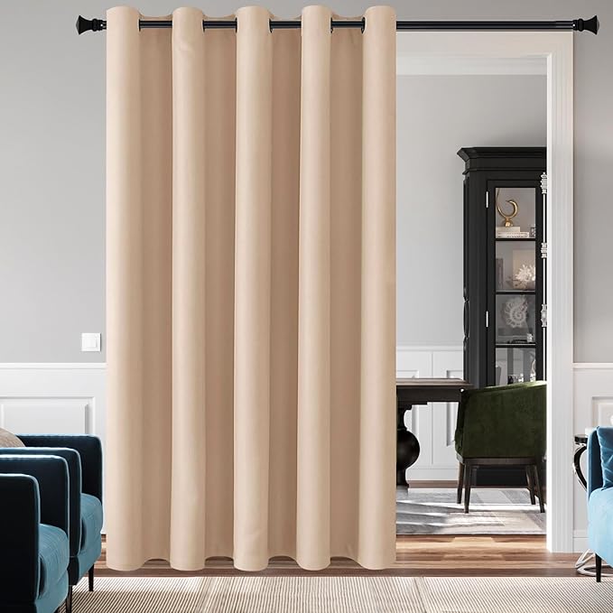 DWCN Beige Blackout Curtain Panel by DWCN