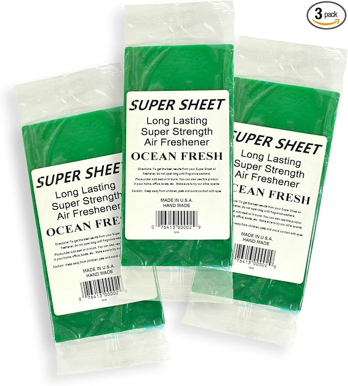 Super Sheet Small Under Seat Car Air Freshener by Jenray