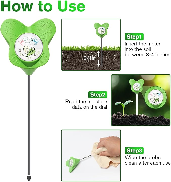 UNIWA Soil Moisture Meter, Plant Water Meter - Image 3