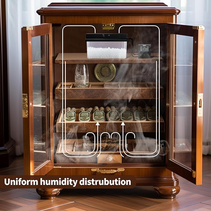 Briidea Electric Humidifiers for Cabinet, 30% RH~80% RH Humidity Setting Values - Image 6