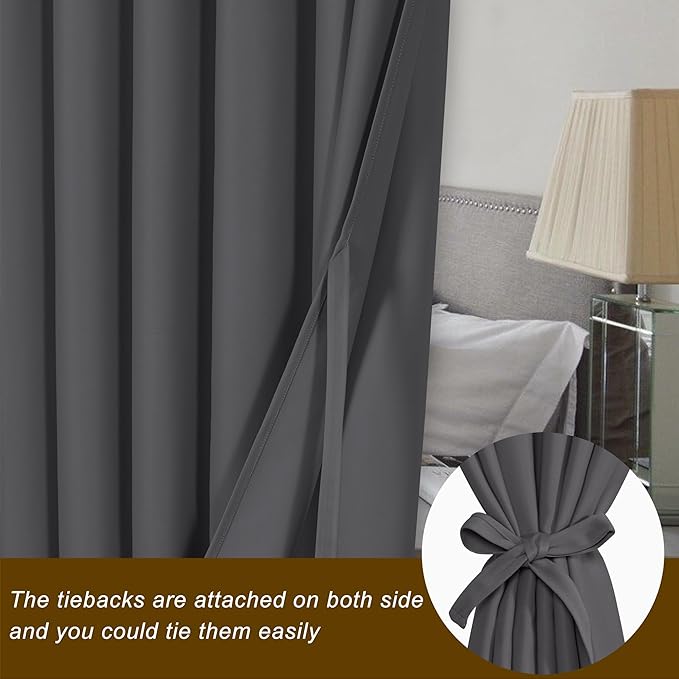 Hiasan Extra Wide Blackout Curtain Panel - Image 3