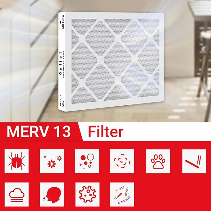 9 x 11 x 1 MERV 13 Replacement Dehumidifier Filter Compatible - Image 4