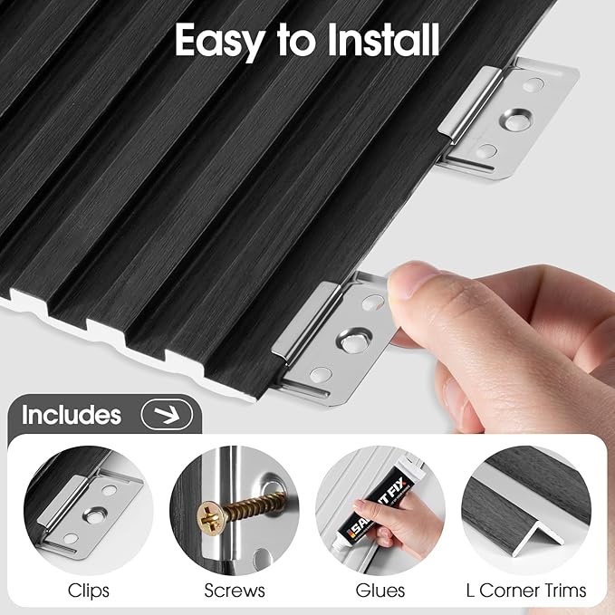 47.2 * 6 16-Pack WPC Solid Interlocking Grille - Image 2